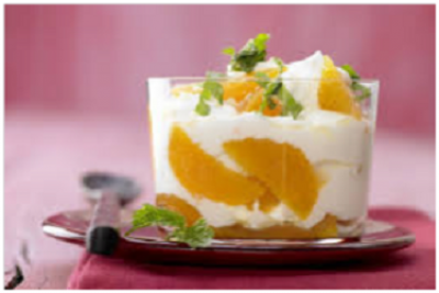 Joghurt-Clementinendessert